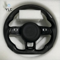 Volant en cuir pleine fleur en promotion pour Volkswagen Golf 7 GTI Golf R MK7 pour VW Polo GTI Jetta Passat B8 Tiguan Sharan Touran