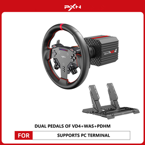 Prix de gros PXN VD4 Volant de course de voiture de jeu avec levier de vitesse pour jeu de conduite Euro Truck Need - Product Image 4