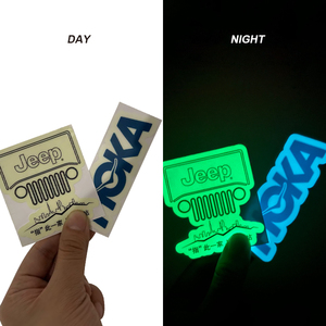 Pegatina luminosa personalizada divertida, pegatina de vinilo para niños, etiqueta impermeable que brilla en la oscuridad, pegatina que brilla en la noche - Product Image 6