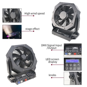 Máquina de Humo Profesional para Escenario con Ventilador LED de 700w, DMX 512, Máquina de Ventilador Digital DMX para Escenario - Product Image 4