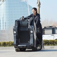 Chargeuse compacte sur chenilles avec moteur diesel Kubota, pompe et engrenages pour l'agriculture et la construction
