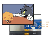 Écran LCD HMI 5 pouces, écran tactile USB TFT LCD IPS 3,5'' 4,3'' 5'' 7'' 10,1''