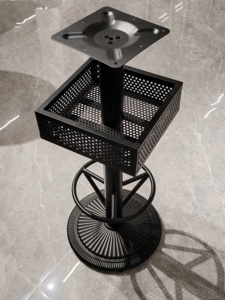 Sillas de Comedor de Plástico PP Estilo Nórdico, Patas de Metal, Tapicería de Microfibra, Apilables, para Exteriores, Cafeterías, Bares, Apartamentos - Product Image 6