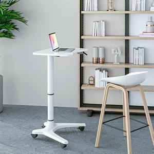 OMNI Bureau <span class=keywords><strong>de</strong></span> chevet au design moderne Support mobile pour ordinateur portable à roulettes avec plateau <span class=keywords><strong>réglable</strong></span> <span class=keywords><strong>en</strong></span> <span class=keywords><strong>hauteur</strong></span> <span class=keywords><strong>Table</strong></span> pour <span class=keywords><strong>lit</strong></span> ou canapé à usage latéral - Product Image 4