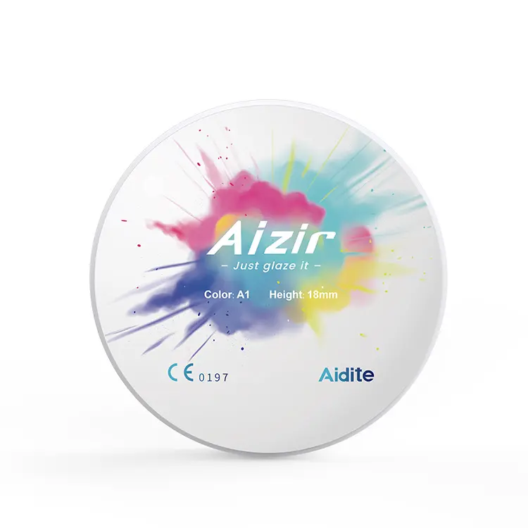 Aidite mới nhất giá thấp sản phẩm aizir nha khoa Zirconia khối 3D cộng với Multilayer Zirconia nha khoa