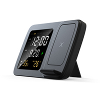 Support de charge rapide Station de charge sans fil de bureau Chargeur de téléphone portable multifonction 4-en-1 Chargeur de téléphone intelligent