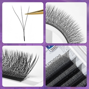 ขนตาปลอม YY <span class=keywords><strong>Clover</strong></span> รูปทรง W แบบ 3 มิติ ขนมิ้งค์นุ่ม ต่อขนตาแบบหนาแน่น Cilios W - Product Image 2