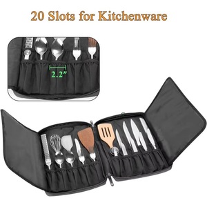 Échantillon Gratuit : Étui de Rangement pour Couteaux de Chef de Haute Qualité – Housse Organisateur pour Couverts - Product Image 6
