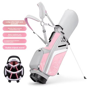 <span class=keywords><strong>Sac</strong></span> <span class=keywords><strong>de</strong></span> <span class=keywords><strong>golf</strong></span> Dericsson à 7 trous <span class=keywords><strong>rose</strong></span> léger pour femmes avec support - Product Image 6