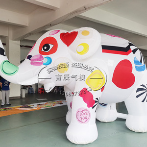 Pvc Inflatable <b>Elephant</b> Cartoon Animal Theme Park <b>Decoration</b> Outdoor Yard <b>Decorations</b> - Product Image 4