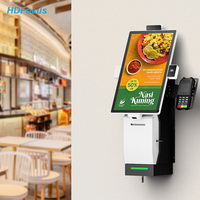 Kiosques de commande en libre-service pour restaurants, écran tactile Android 15,6 pouces, affichage numérique du menu, machine de commande automatique