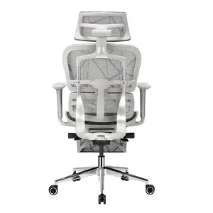 Chaises ergonomiques de bureau de direction en métal maillé d'occasion modernes de bon prix chaise de meuble pivotante à roulettes d'ordinateur à vendre