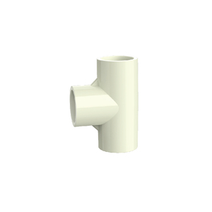 Greentech - Conector en T de PVC DIN de Alta Presión PN16 ASTM, Superficie Lisa, 20 mm, para Riego Agrícola/Agua - Product Image 3