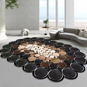 Hiện đại trừu tượng khu vực thảm Polyester máy được thực hiện để sử dụng nhà-cho sàn cạnh giường ngủ hoặc phòng khách thảm - Product Image 4