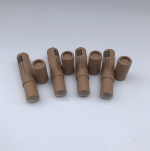 Tube en papier kraft imprimé, écologique, vide, pour baume à lèvres, parfum solide, logo de marque personnalisé disponible - Product Image 6