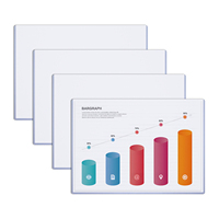 Carpeta Magnética para Archivos, Portadocumentos Transparente de PVC con Tiras Magnéticas, Organizador de Archivos Horizontal y Vertical A3 A4 para Oficina y Escuela