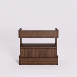 Armoire latérale convertible traditionnelle en teck massif pour chambre à coucher, appartement, salon, salle à manger, meubles de maison - Product Image 5