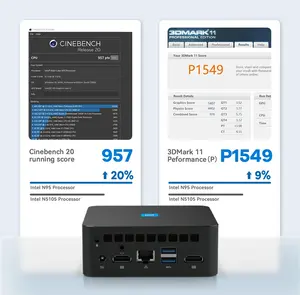 MiniTree-Mini PC Intel N100 de 4 Núcleos DDR4 Max, 32GB de RAM, NVME SSD 2 HD, USB3.2, Bluetooth4.2, compatible con Win1O PRO, Wifi5 - Product Image 5