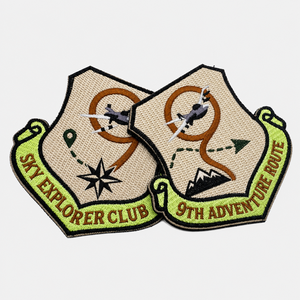 Badge d'identité personnalisé haute précision 0,1 mm : Écusson brodé 12 000 points pour vestes et uniformes Aero Club AWELLS - Product Image 1