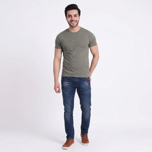 T-shirts pour hommes personnalisés imprimés, de qualité supérieure, 100% coton, rose, col rond, décontractés, tendance actuelle - Product Image 1