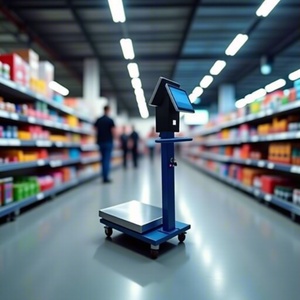Plataforma Electrónica Inteligente con Pantalla Táctil Industrial de 15.6 Pulgadas, Báscula Electrónica para Precios - Product Image 6