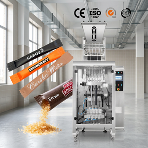 <span class=keywords><strong>Machine</strong></span> d'emballage verticale VFFS multi-voies automatique pour bâtonnets de sucre 5g, <span class=keywords><strong>machine</strong></span> d'emballage de petits sachets de poudre et de granulés en stick - Product Image 1