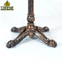 Base de table à manger en fonte vintage, piédestal en fer forgé antique pour restaurant, café, hôtel, meubles d'intérieur et d'extérieur