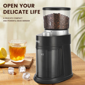 เครื่องบดเมล็ดกาแฟดีเอสพี 12 ออนซ์เครื่องบดเอสเพรสโซไฟฟ้าในครัวเรือนพร้อมตัวจับเวลาอัตโนมัติสีทึบสีดำ - Product Image 2