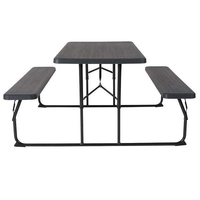 Table pliante de pique-nique de qualité supérieure, design moderne, 180 cm (72 pouces), idéale pour hôtel, ferme, salon – Vente en gros