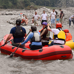 Bateau de rafting gonflable en PVC pour 4 personnes Qinghai Yushu, <span class=keywords><strong>Tibet</strong></span>, coupe de rafting <span class=keywords><strong>du</strong></span> monde, bateau de course de championnat - Product Image 5