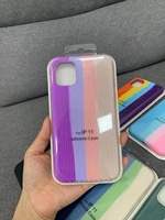Étuis de téléphone de luxe en Silicone liquide pour iPhone, coque avec 4 faces, fonction anti-choc, pour modèle mini 13 Pro Max, 13