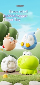 Jouet anti-stress à presser, souple, avec yeux qui sortent, en forme d'animal (vache, pingouin) - Product Image 5