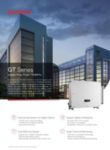 Inversor Solar GoodWe GW150K-GT-G10 Trifásico de 380V y 150kw con 10 MPPTs para Conexión a Red, en Existencia - Product Image 5