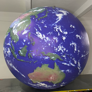 2m 3M 4m Gigante PVC Inflable Ocho Planeta Eventos al aire libre Sistema solar Tierra Luna Globo inflable - Product Image 1