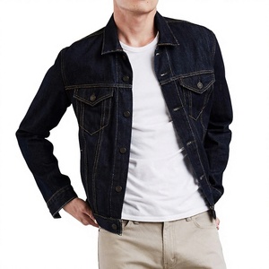 Latest Design Men's Solid Denim <b>Jacket</b> Button Front Stonewashed Midweight 100% Cotton Casual Eco-Friendly Regular Fit Winter - Product Image 3