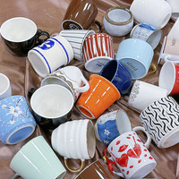 Tasses à thé en céramique de haute qualité, verres à vin, tasses à café - Styles variés, design coréen, pour anniversaires, remises de diplômes, réunions