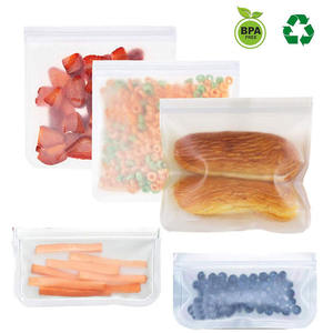 Juego de Bolsas de Almacenamiento de Alimentos para Cocina, Diseño Moderno, Multiusos, Herméticas, Reutilizables, de PEVA, Estilo Comprimido, Directo de Fábrica - Product Image 5