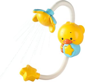 Juguete de Ducha para Baño con Forma de Patito de Plástico ABS, Divertido Rociador para Bañera para Niños, Marca Union World, Edades 0-13 - Product Image 1