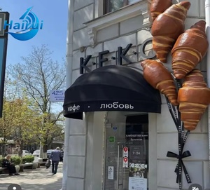 Sculpture de gâteau sur mesure en fibre de verre, grand modèle façonné à la main, thème artistique, simulation de pain, Guangdong, pour Food Truck - Product Image 3
