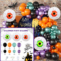 Kit d'arche de ballons d'Halloween personnalisés en gros, Nouveauté 2025, Ballons gonflables en aluminium pour décorations de fête d'Halloween