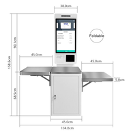 Caisse enregistreuse libre-service numérisation paiement Cash Alipay Machine de commande Kiosque libre-service pour restaurant
