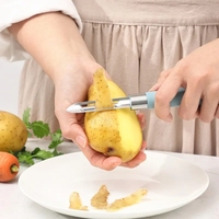 Groothandel Dunschiller Plastic Fruit Aardappelschiller Groentehandmatige Appelschiller
