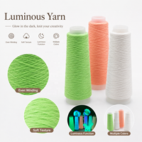Fil photoluminescent pour le crochet, le tricot, les loisirs créatifs et les jouets, fabriqué en usine, OEM ODM