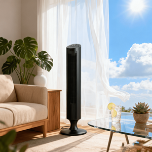 Ventilador <span class=keywords><strong>de</strong></span> Aire Acondicionado Eléctrico Digital <span class=keywords><strong>de</strong></span> Plástico <span class=keywords><strong>de</strong></span> 29 Pulgadas <span class=keywords><strong>con</strong></span> Control Remoto y <span class=keywords><strong>Certificado</strong></span> CB para Hoteles y Hogares - Product Image 5