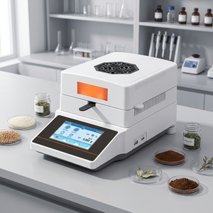 Laboratory Equipment 50g/100g/120g/ Touch Screen Lab Grain Digital Moisture Moisture Analyzer - Product Image 4
