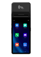 Terminal POS Portátil con Impresora de 58 mm y Escáner de Código de Barras 2D, POS Móvil Android con GMS