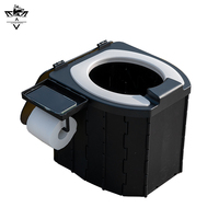 Toilettes mobiles de camping en plein air multifonctionnelles pliantes portables de haute qualité pour adultes et enfants