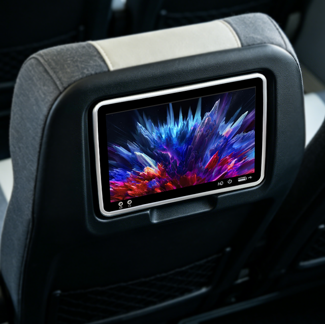 10.1'' Android Smart Media Bus Monitor Player IPS Touch Headrest Screen TV WIFI USB VOD Passenger Rear Seat Entertainment System