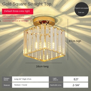 Lámpara LED de techo contemporánea, candelabro sencillo y barato con diseño minimalista, luz de montaje empotrado acrílico para dormitorio y sala de estar - Product Image 2