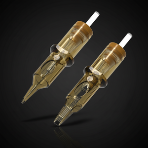 Aiguille de cartouche de machine à tatouer stérile en acier inoxydable 316 avec membrane, jetable, pour maquillage permanent des sourcils (PMU) et tatouage corporel - Product Image 1